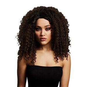 Fever Womens/Ladies Lizzo Wig / Dark Brown